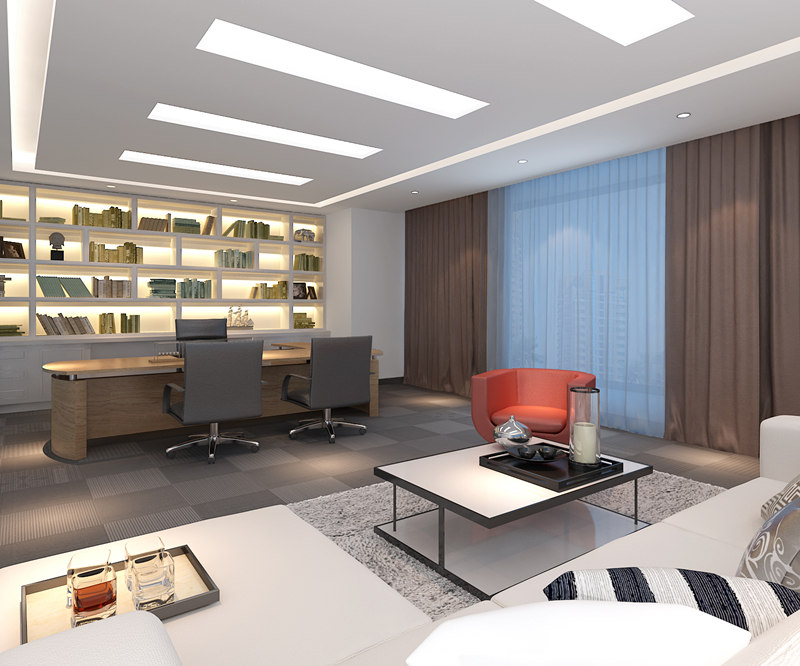 西安辦公室裝修設(shè)計公司-西安辦公室裝修圖