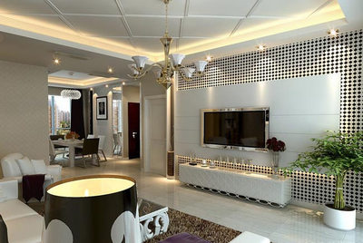 80款潮流客廳電視背景墻設(shè)計!2015流行客廳裝修效果圖