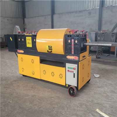 內蒙包頭大棚鋼管調直機 建筑工程鋼管調直、除銹、刷漆一體機及平面拋光機應用解析